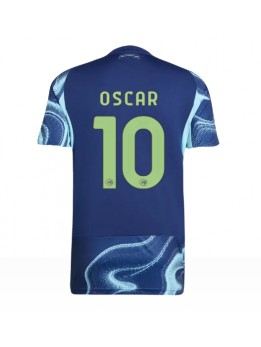 Moški Nogometna dresi replika Ajax Oscar Gloukh #10 Gostujoči 2025-26 Kratek rokav